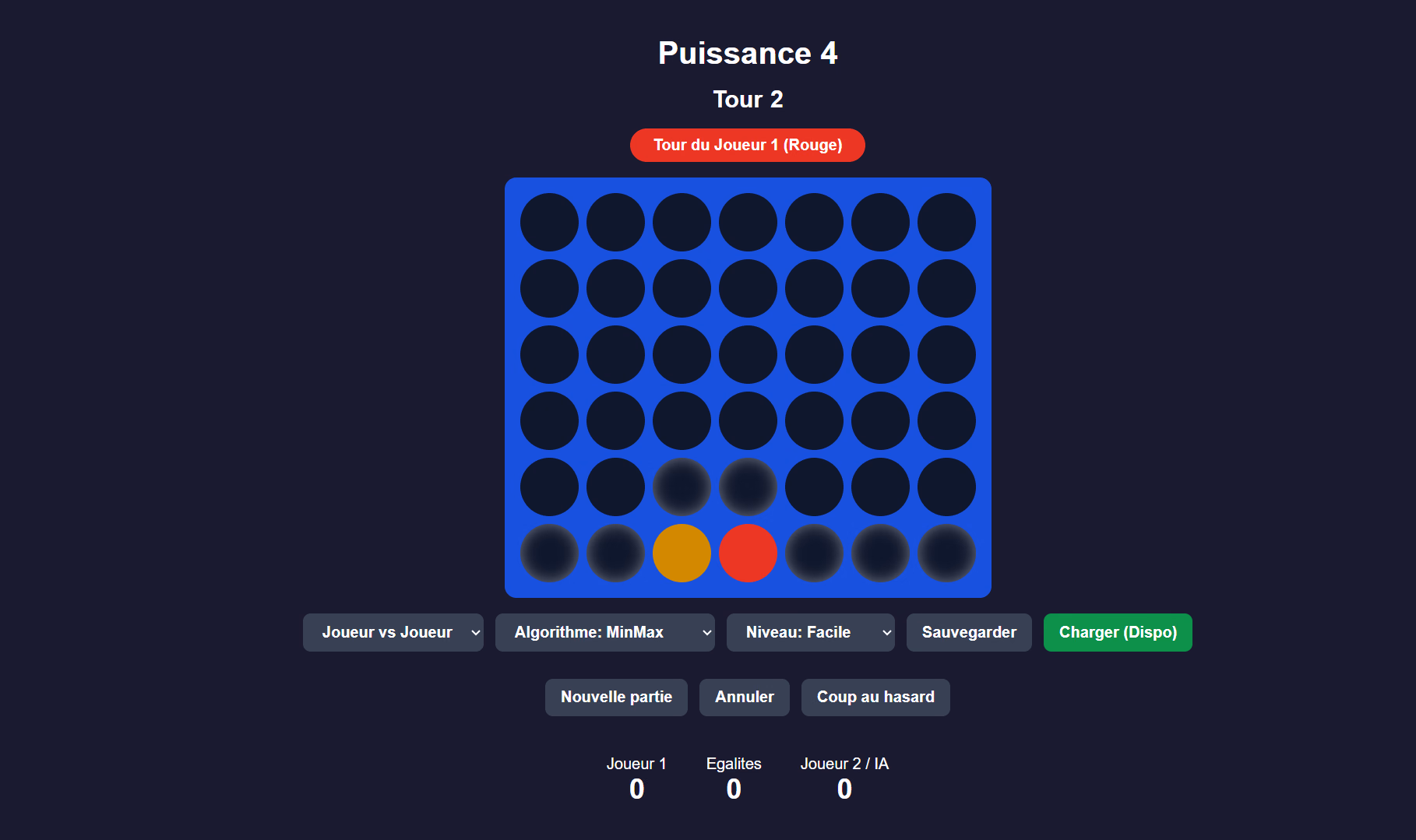Puissance 4 IA